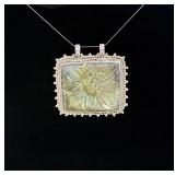 Labradorite Sterling Silver Pendant