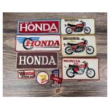 Vintage Honda Motorcycle Jacket Patches