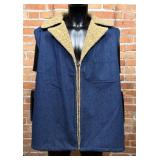 Vintage Denim Sherpa Vest