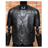 Italian Stone Design Navarre Leather Vest
