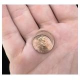 2000 Off Center Error Lincoln Cent