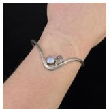 Sterling Silver Moonstone Bracelet