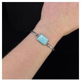 Sterling Silver Turquoise Bracelet