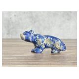 Zuni Carved Sodalite Mountain Lion Fetish