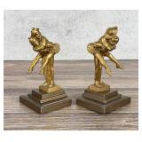 Frankart Court Jester Harlequin Bookends