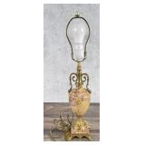 Mid Century Hollywood Regency Marble Lamp