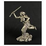 Franklin Mint Jim Pointer Pewter Cheyenne Brave
