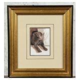 Pat Longley Labrador Puppy Painting