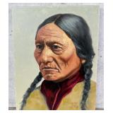 John Jones Sitting Bull Painting
