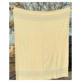 Antique Wool Horn Brothers Fur Trade Blanket