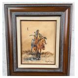 Floyd Drown Quick Draw Oil Painting