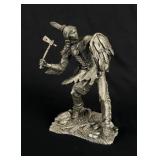 Franklin Mint Jim Pointer Pewter Comanche Warrior