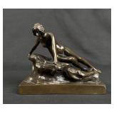 Art Deco Nude on Rocks Doorstop