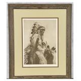 Edward Curtis The Old Cheyenne Photogravure