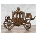 Cast Iron Cinderella Coach Carriage Doorstop