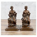 Carl Vieth Jennings Brothers Mother Earth Bookends