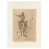 Ace Powell Engraving Indian