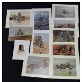Collection Of Charles CM Russell Prints