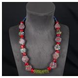 Millefiori Tab Native American Indian Trade Beads