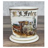 Railroad Train Engineer Occupational Shaving Mug