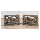 Littco Cast Iron Lion Of Lucerne Bookends