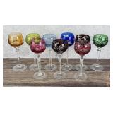 Czechoslovakian Cut to Clear Glasses