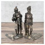 Knights in Shining Armor Silverplate Bookends