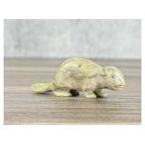 Dana Malani Zuni Travertine Carved Beaver Fetish