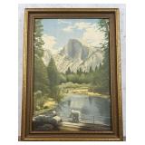 Yosemite National Park Union Pacific System Print