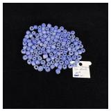 Blue Chevron Native American Indian Trade Beads