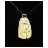 Alaskan Inuit Eskimo Ivory Billiken Carving