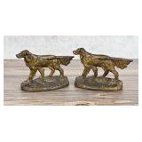 Judd Cast Iron Irish Setter Dog Bookends