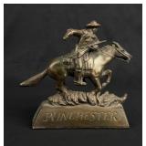 Winchester Rider Firearm Store Display Sign