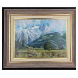 Ron Jenkins Mission Mountains Painting
