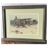 Austin Deuel Desert Homestead Watercolor Painting