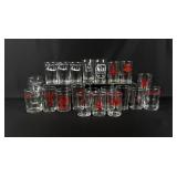 Collection of Advertising Beer Tumbler Glasses