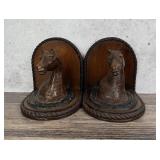 Syroco Horse Bookends