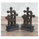 SPI Home Mixed Crosses Bookends