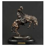 Frederic Remington The Bronco Buster Bronze