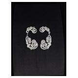 Demi Parure Rhinestone Fur Clip Set