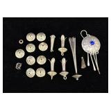 Assorted Sterling Navajo Jewelry Findings