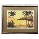 Virginia Von Phul Kapalua Maui Hawaii Serigraph