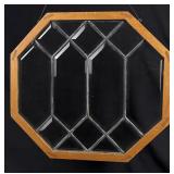 Antique Leaded Beveled Glass Window
