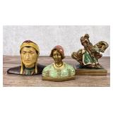 Pompeian Bronze Armor Bookends