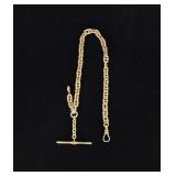 Gold Filled SR and Co Watch Fob