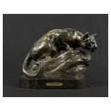 Edward Kemeys The Still Hunt Bronze