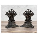 Bronze Amelia Earhart Bookends