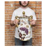 Masons Ironstone Butterfly Lidded Jar Urn