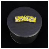 Millefiori Native American Indian Elbow Trade Bead