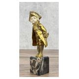 Georges Omerth Little Marquis French Gilt Bronze